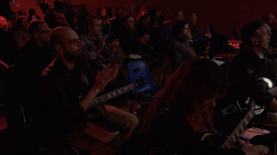 Il pubblico di chitarristi in sala al CHIT-DAY 2025