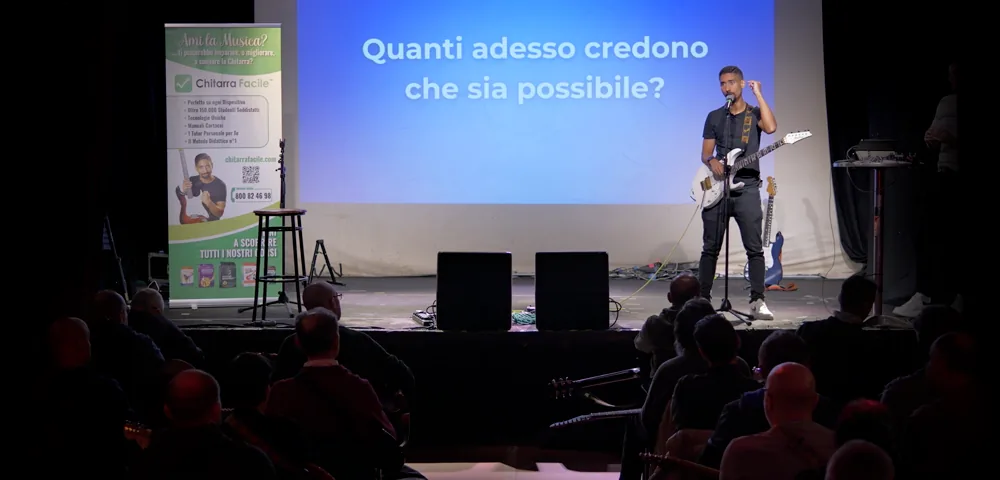 David Carelse sul palco