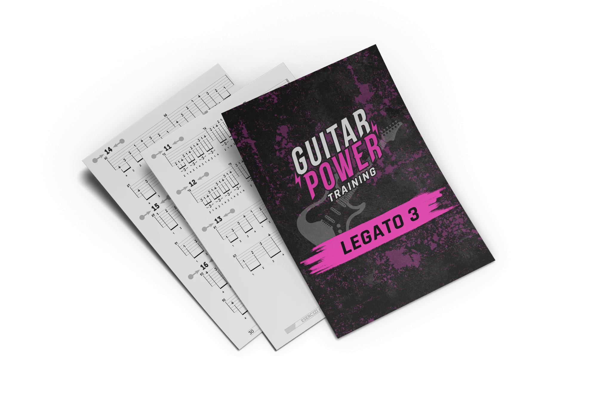 Gli spartiti in PDF con TAB e diteggiatura di Guitar Power Training · Legato 3