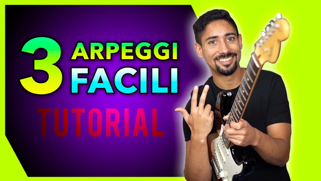 arpeggi chitarra lezioni tutorial