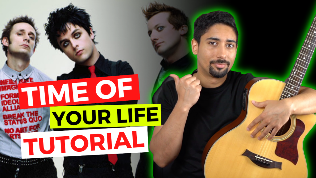 time of your life green day tutorial chitarra