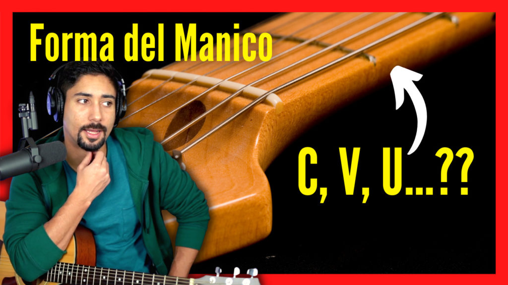 manico chitarra tipologie lezione