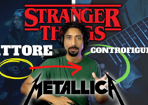 stranger things metallica chitarra