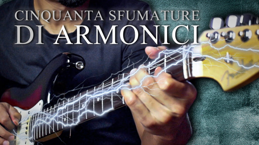 armonici artificiali chitarra elettrica