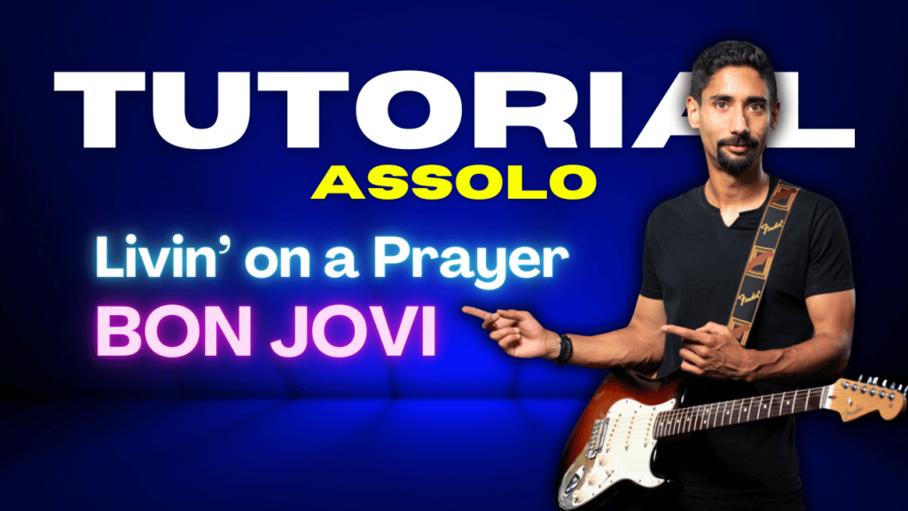 tutorial chitarra livin on a prayer bon jovi