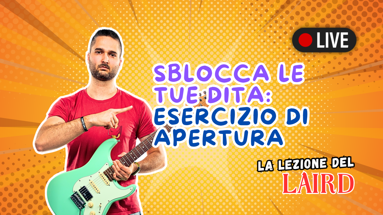 Lezioni di Chitarra: Sblocca le tue Dita con un Esercizio per Migliorare l’Allargo