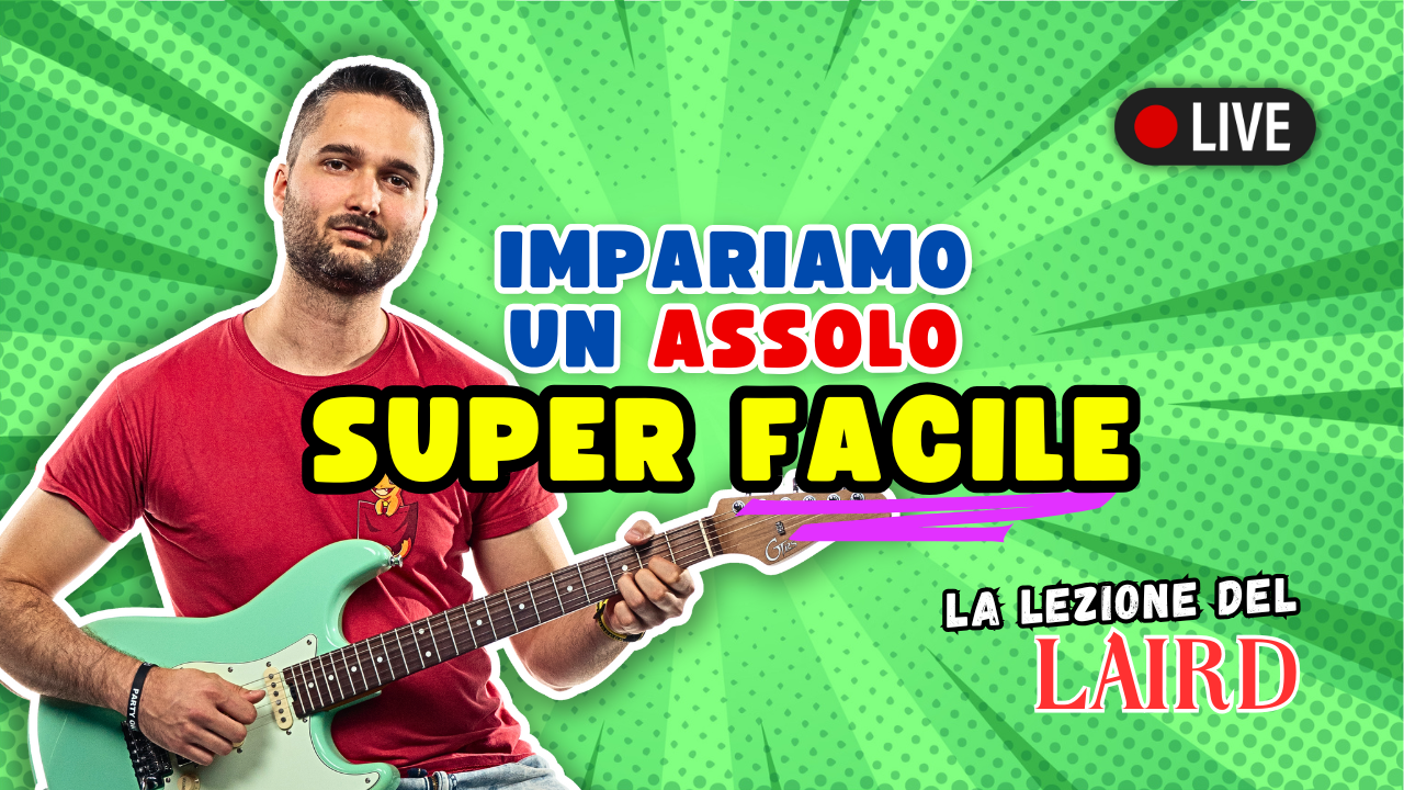 Impariamo un ASSOLO di chitarra SUPER FACILE per principianti