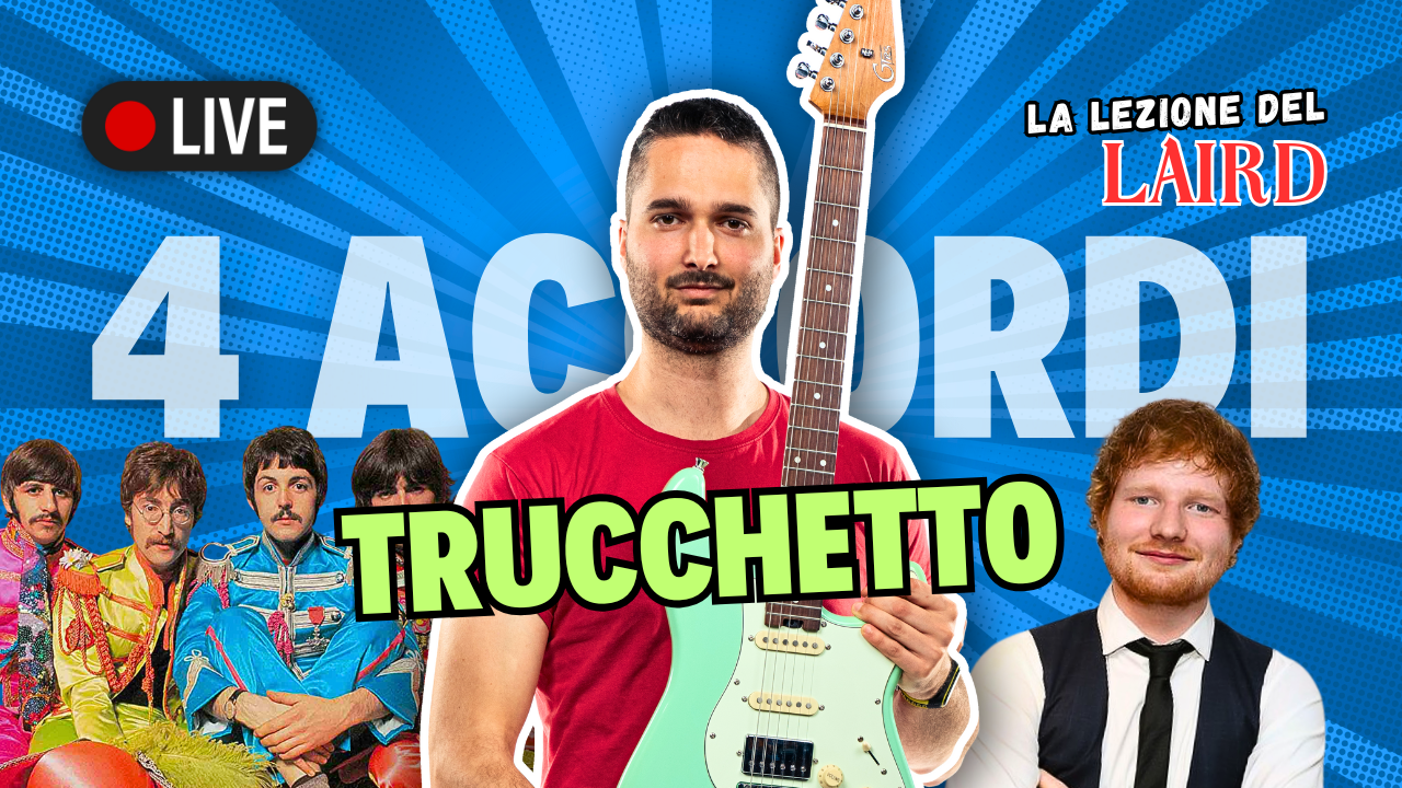 dai BEATLES a ED SHEERAN: il Trucco dei 4 ACCORDI per scrivere canzoni