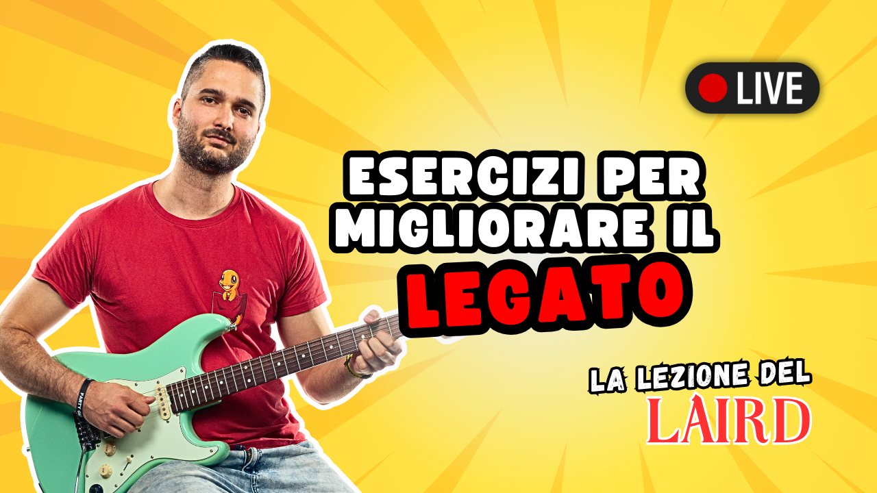 ESERCIZI di chitarra e CONSIGLI per migliorare il LEGATO