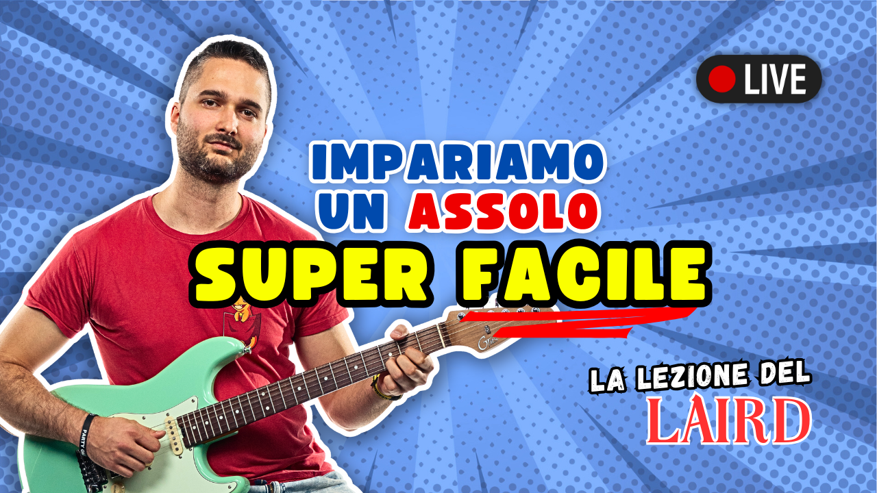 Impariamo un ASSOLO di chitarra SUPER FACILE per principianti