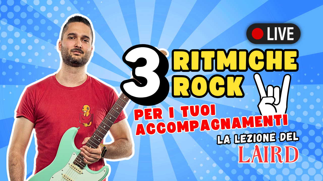 3 RITMICHE ROCK per i Tuoi ACCOMPAGNAMENTI