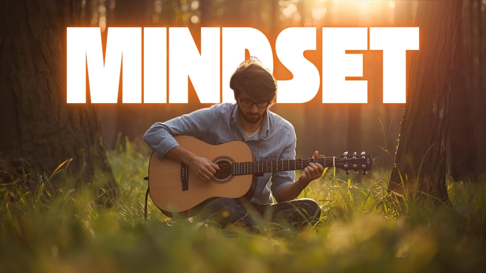 mindset chitarrista autodisciplina perseveranza motivazione creatività crescita personale apprendimento legami stile di vita lezioni di chitarra imparare suonare chitarra