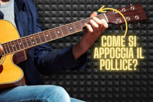 posizione pollice impostazione esercizi blues metal principianti chitarra solista lezioni di chitarra imparare suonare chitarra