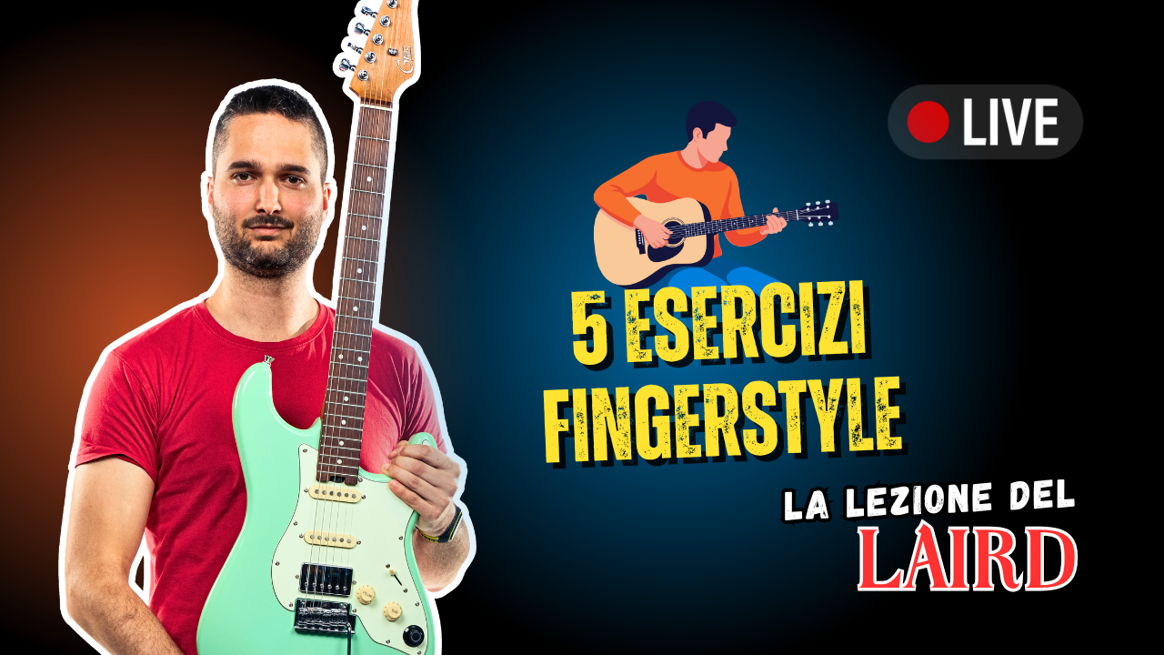 Suoniamo 5 Esercizi FINGERSTYLE FACILI Insieme