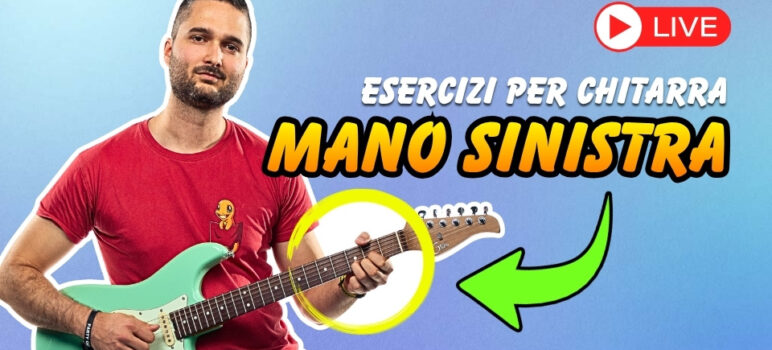 esercizi chitarra esercizio mano sinistra legato slide agilità cambio accordi