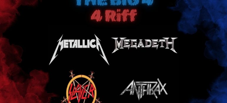 the big four 4 riff thrash metal brani ritmica downpicking palm muting lezioni chitarra imparare suonare chitarra