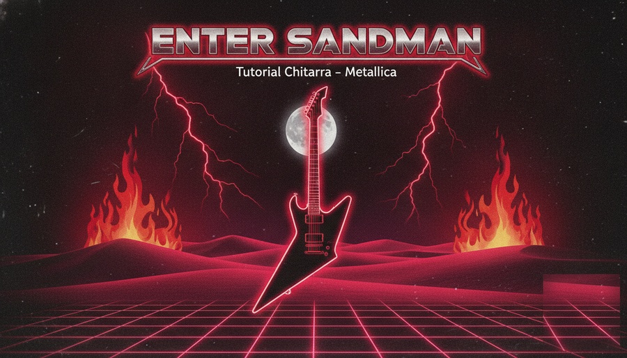 Come suonare l’introduzione di “Enter Sandman” dei Metallica – Tutorial Chitarra Elettrica
