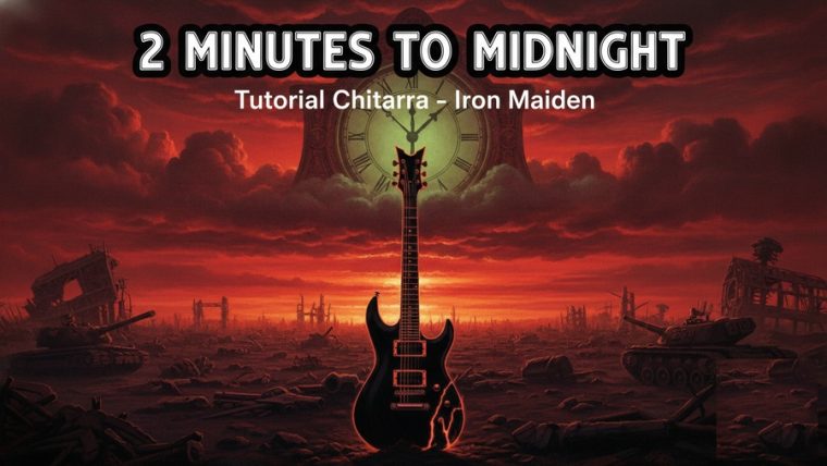 Come suonare il riff di “2 Minutes To Midnight” degli Iron Maiden | Tutorial Chitarra