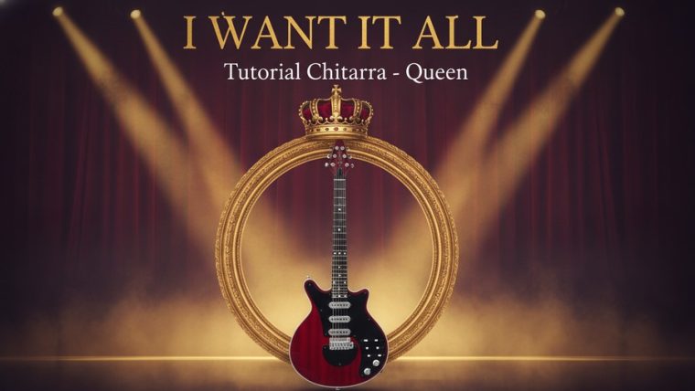 Come suonare l’intro di “I Want It All” dei Queen | Tutorial Chitarra