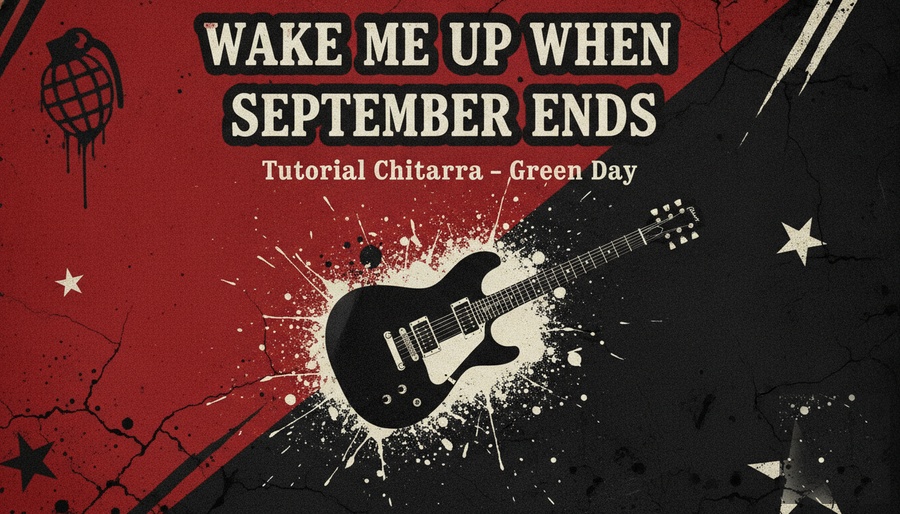 Come Suonare l’Assolo di “Wake Me Up When September Ends” dei Green Day | Tutorial Chitarra