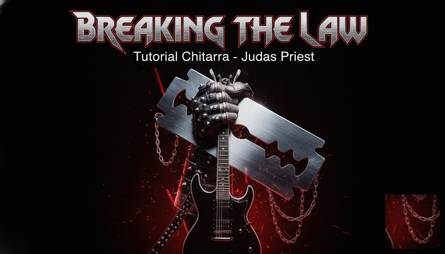 Come suonare il riff di “Breaking the Law” dei Judas Priest | Tutorial Chitarra