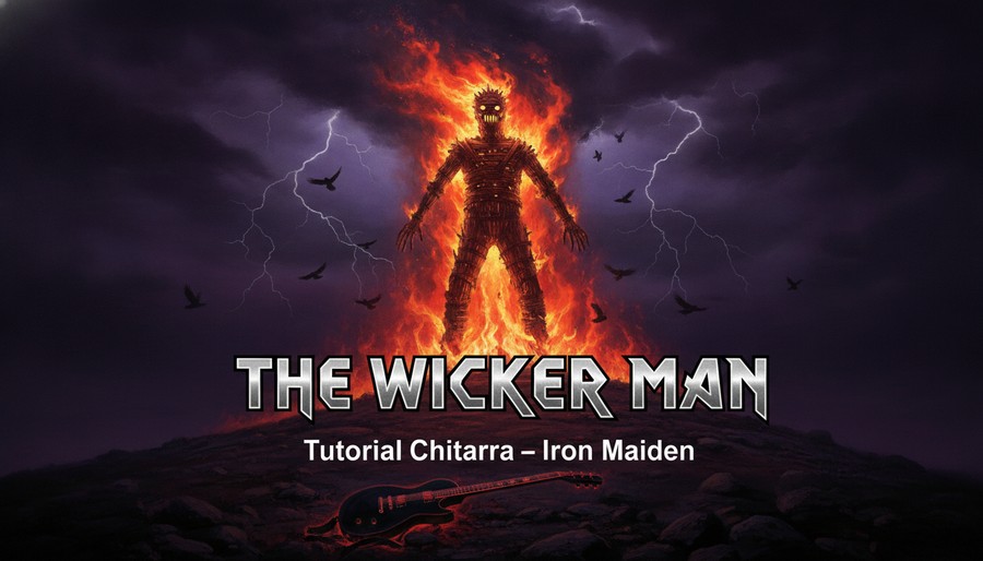Come Suonare l’Intro di The Wicker Man degli Iron Maiden | Tutorial Chitarra
