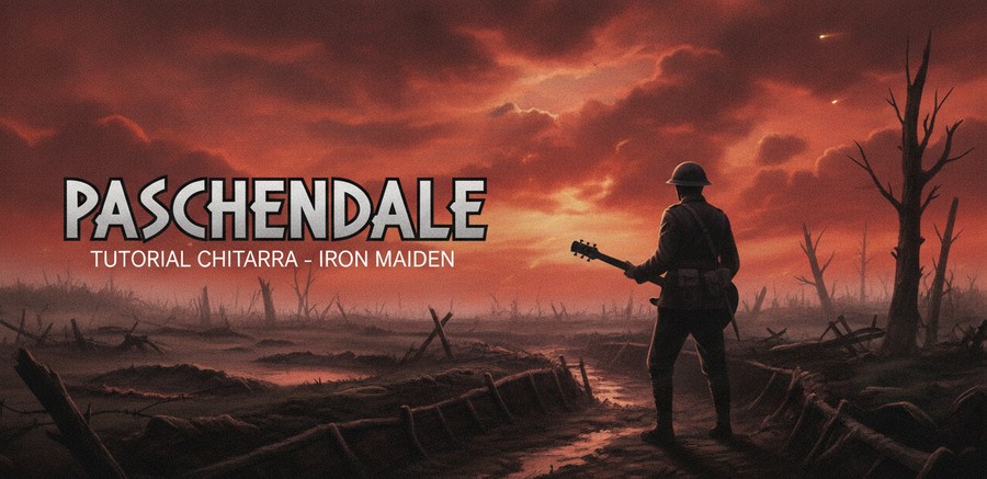 Tapping: come suonare l’intro di “Paschendale” degli Iron Maiden | Tutorial