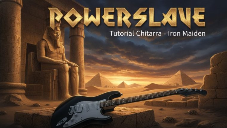 Come suonare l’intro di “Powerslave” degli Iron Maiden | Tutorial Chitarra Elettrica